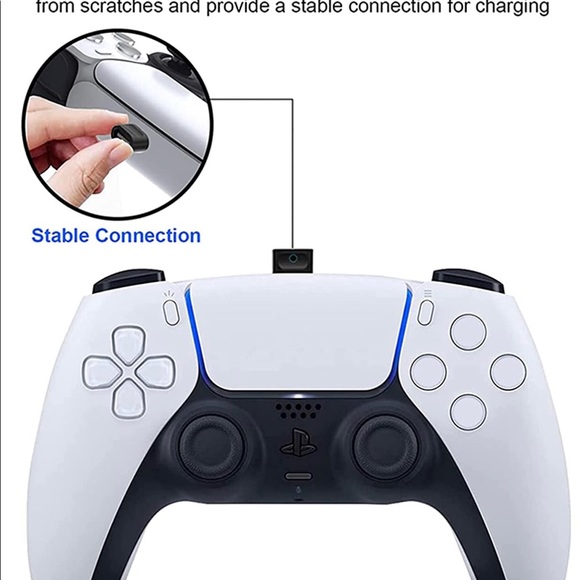 Nexigo Dobe PS5 Controller Charger Upgraded Charging Station Dock LED Indicator - Picture 2 of 10